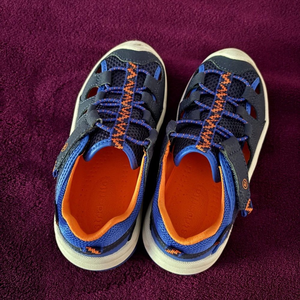 Kids stride rite Blue and Orange Sandals